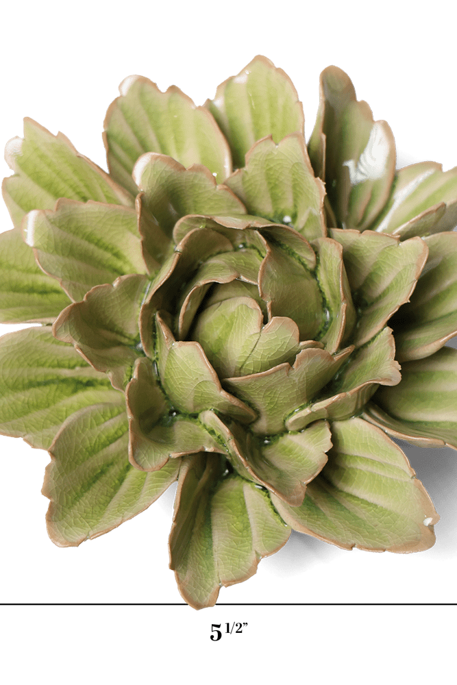 Japan Ceramic Flower Mint Tree Peony - Chive UK