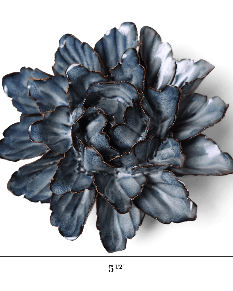 Japan Ceramic Flower Blue Tree Peony - Chive UK