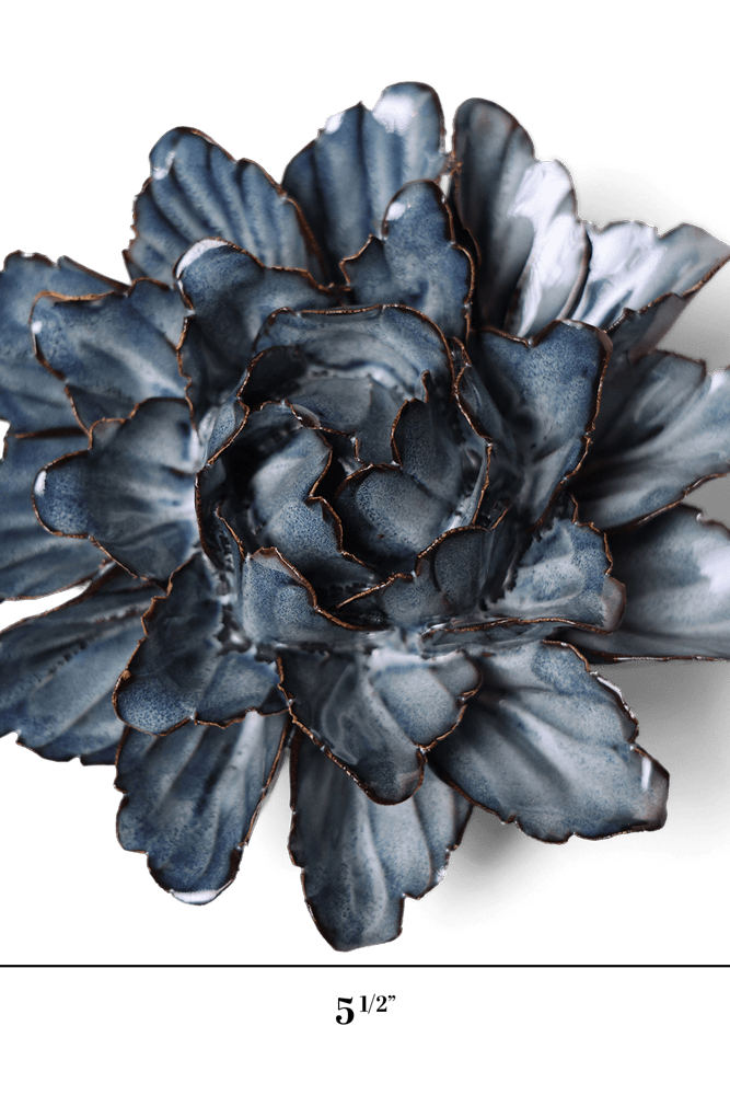 Japan Ceramic Flower Blue Tree Peony - Chive UK