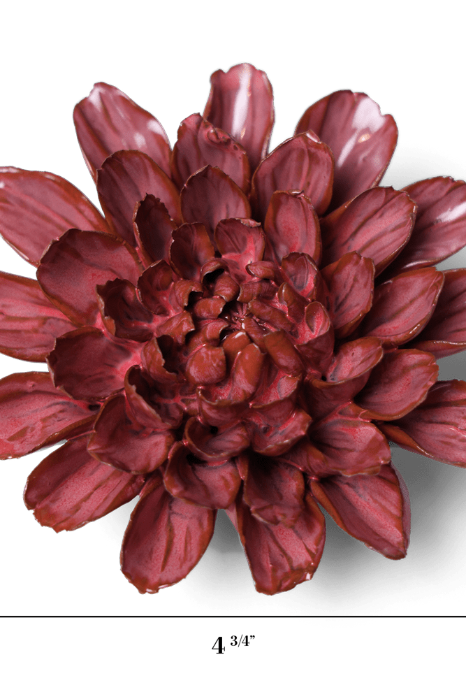 Japan Ceramic Flower Pink Dahlia - Chive UK