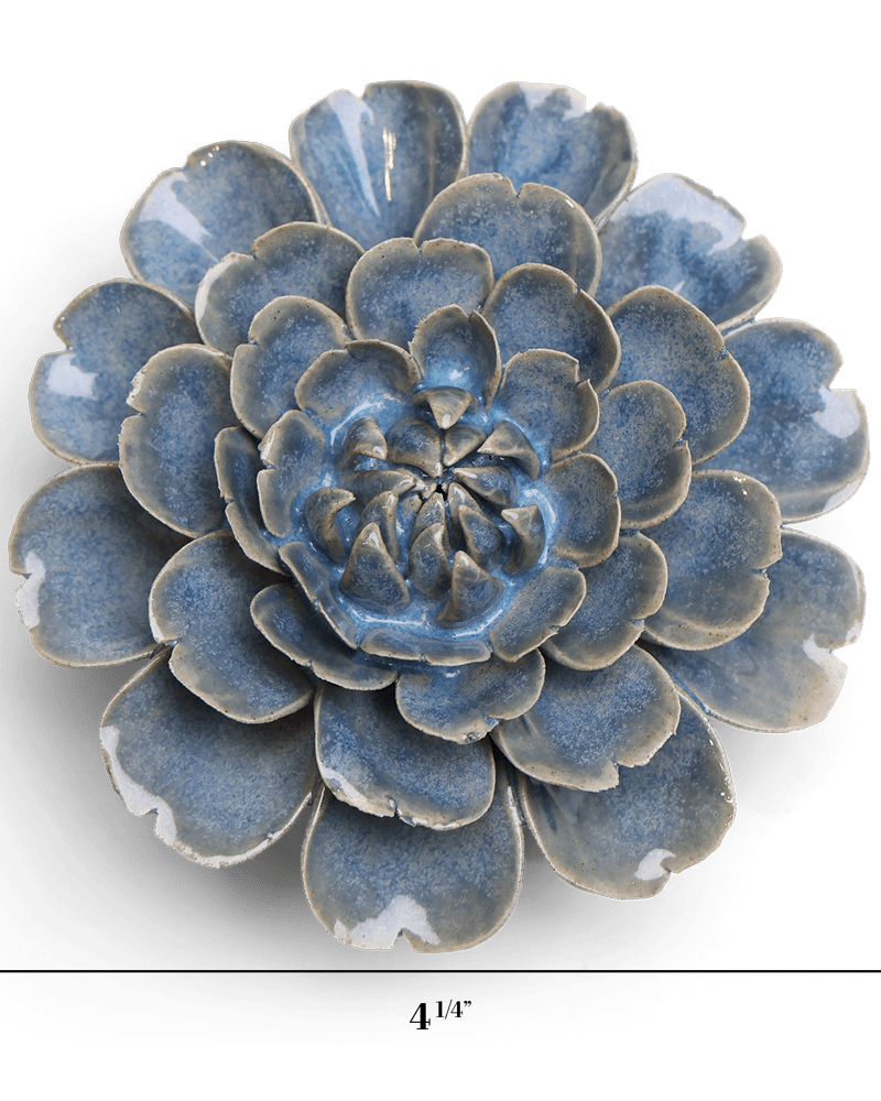 Japan Ceramic Flower Blue Cosmos - Chive UK