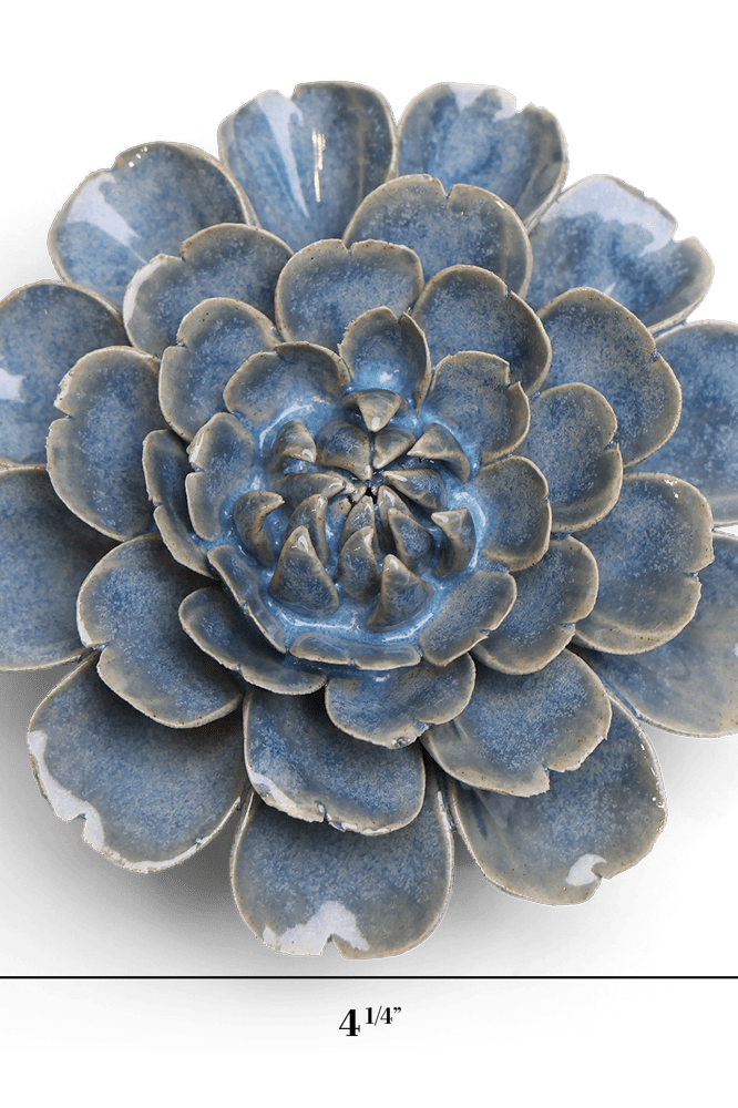 Japan Ceramic Flower Blue Cosmos - Chive UK
