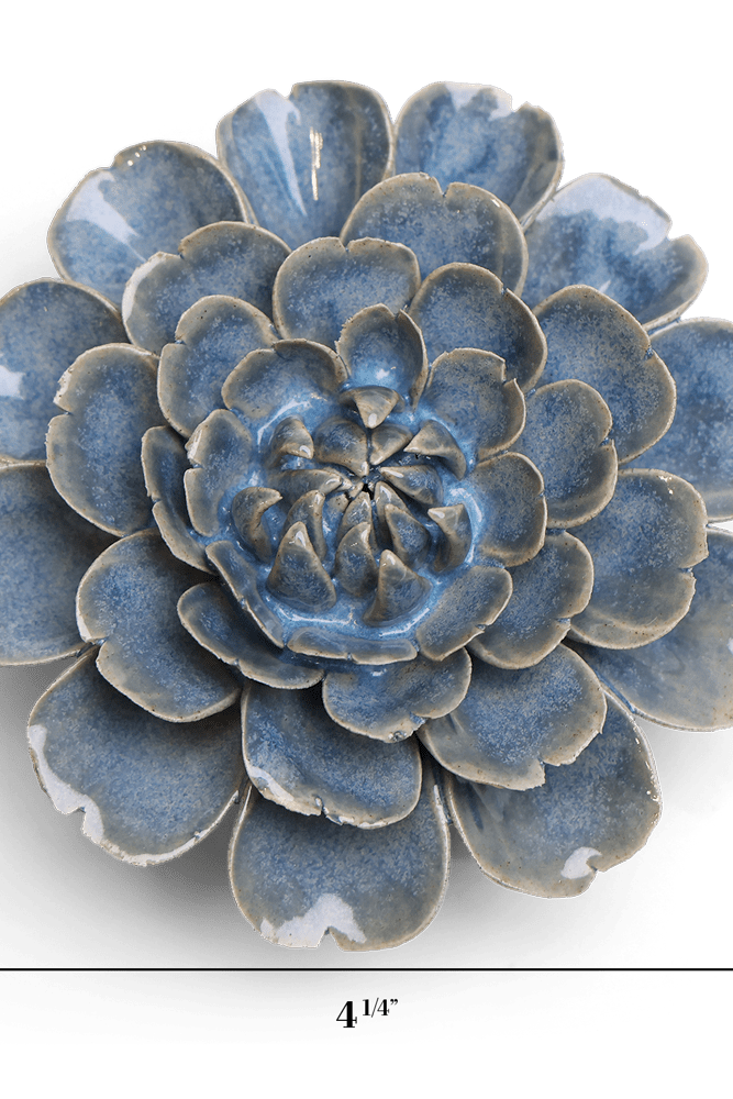 Japan Ceramic Flower Blue Cosmos - Chive UK