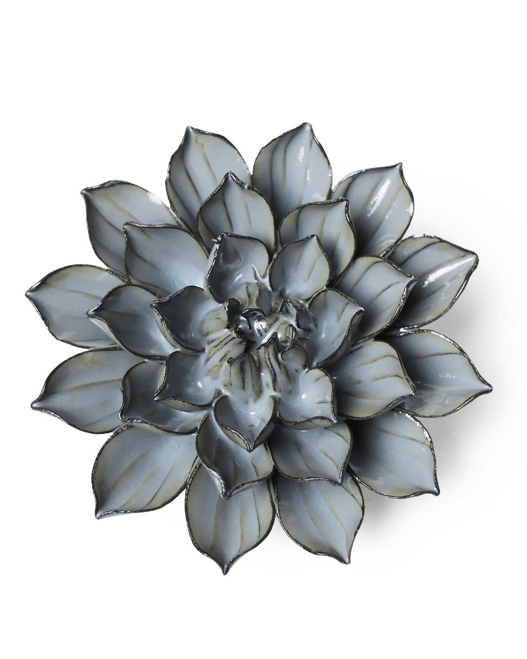 Japan Ceramic Flower Aqua Black Daisy - Chive UK