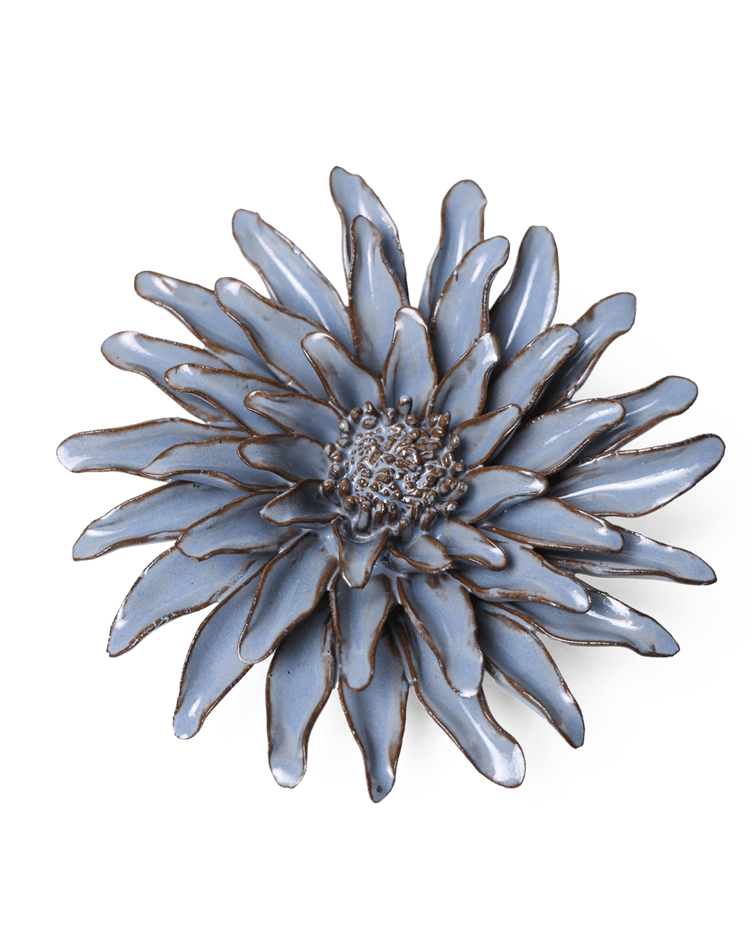 Japan Ceramic Flower Grey Gerbera Daisy - Chive UK