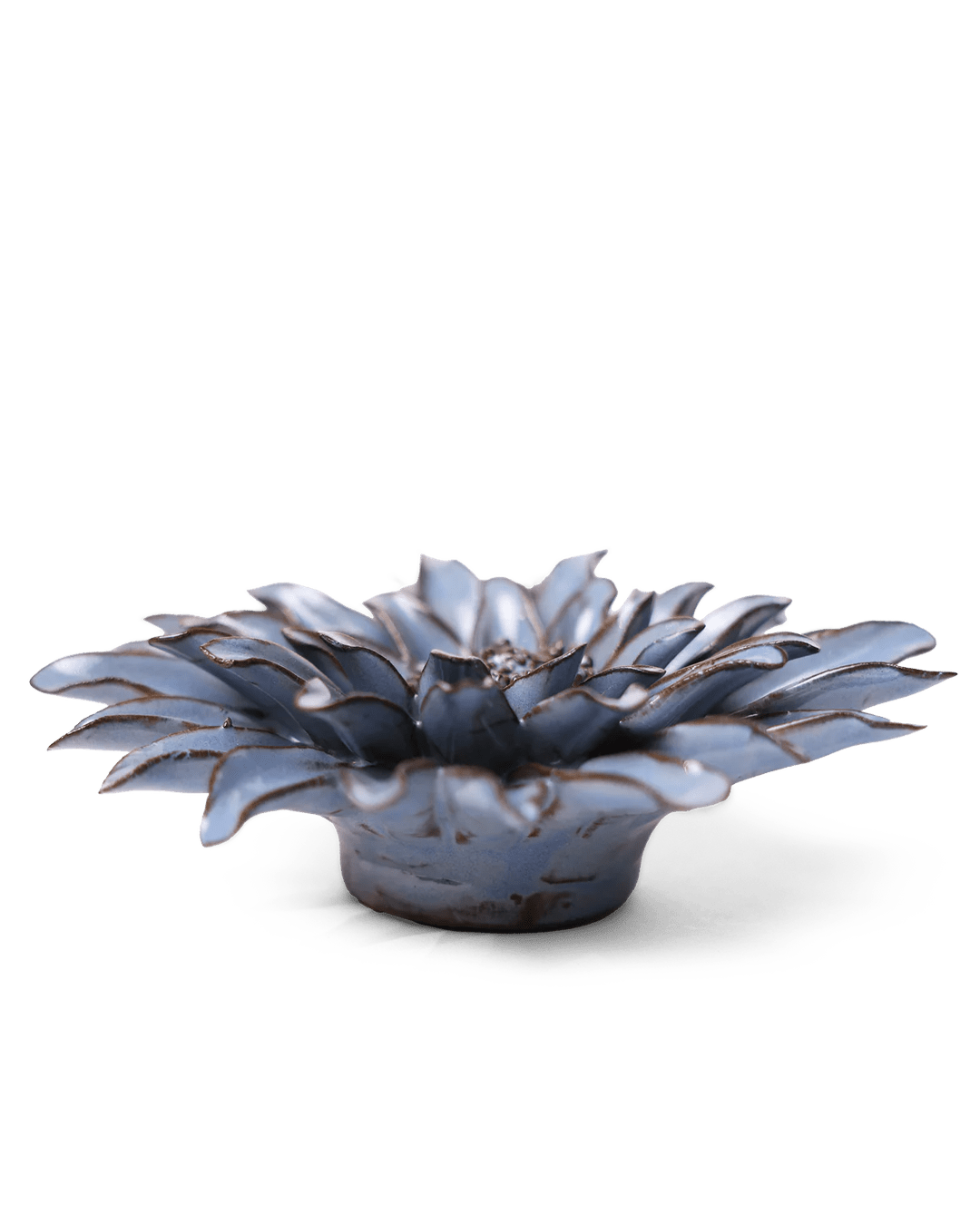 Japan Ceramic Flower Grey Gerbera Daisy - Chive UK