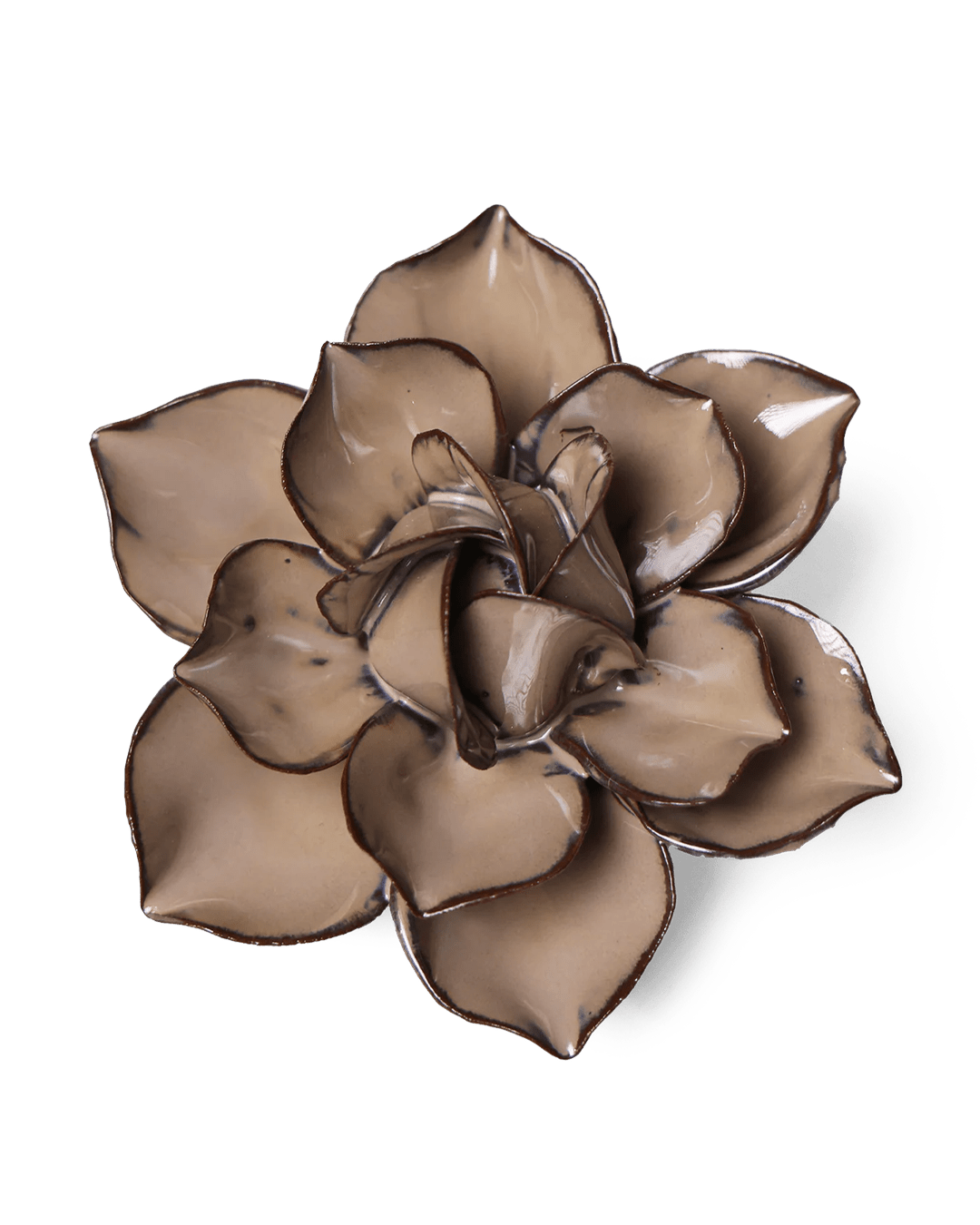 Japan Ceramic Flower Brown Cactus Flower - Chive UK