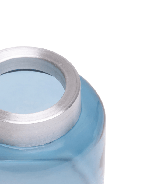 Jar Glass Modern Flower Vase - Chive UK