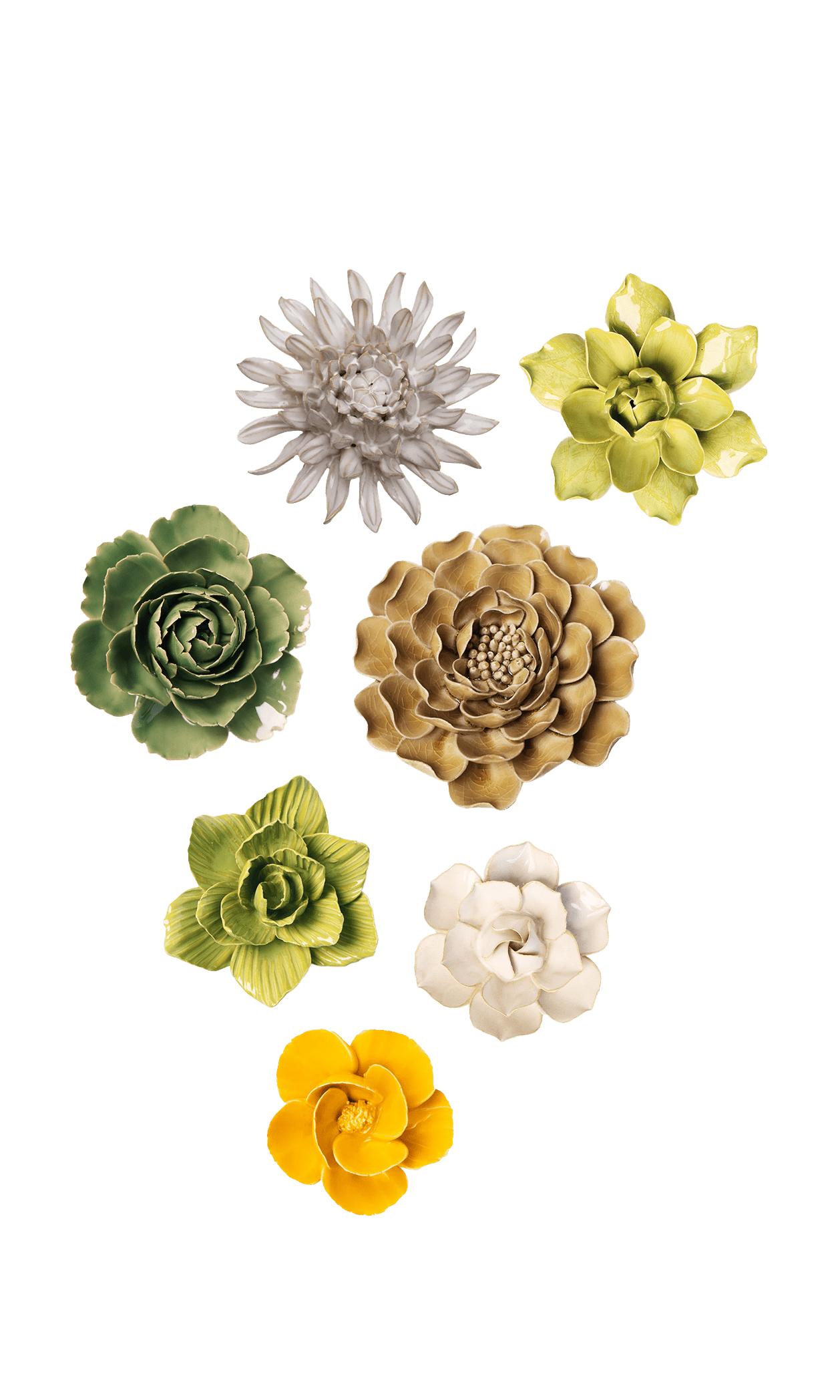 Yokohama - Ceramic Flower Curated Set - Chive UK
