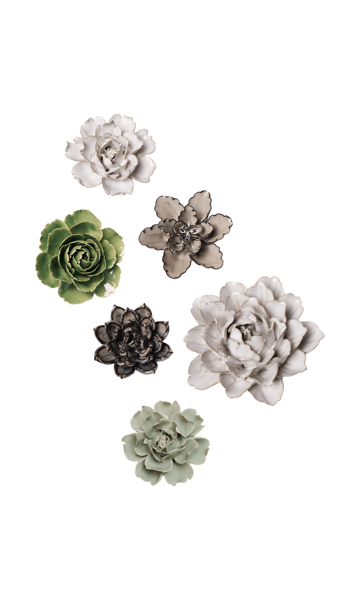 Kobe - Ceramic Flower Curated Set - Chive UK