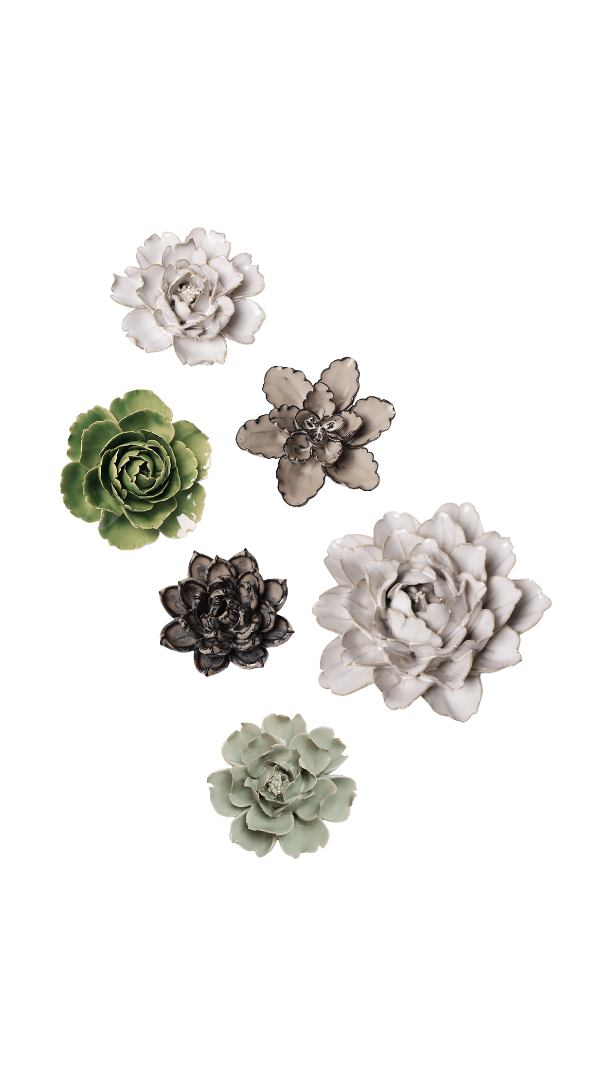 Kobe - Ceramic Flower Curated Set - Chive UK