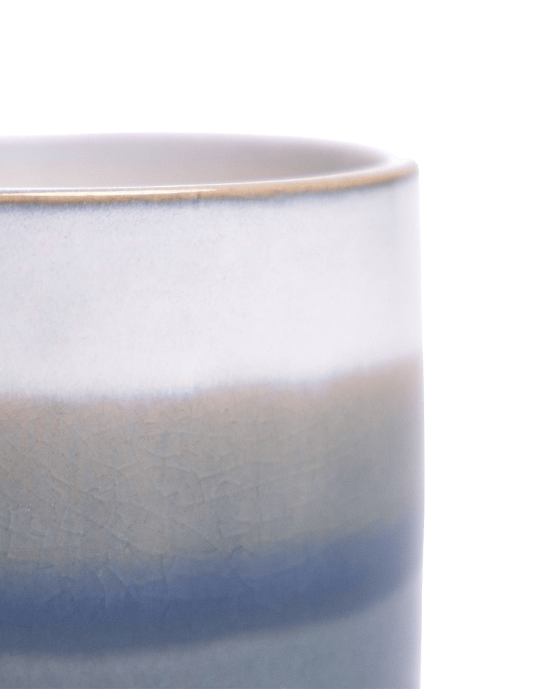 Minute Ceramic Pot And Saucer Set With Drainage - Chive UK