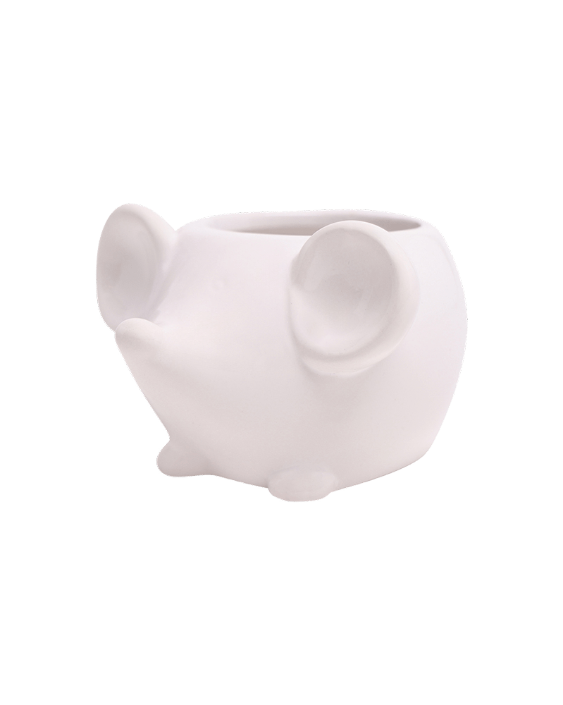 Mouse Ceramic Indoor Plant Pot For Succulents - Chive UK