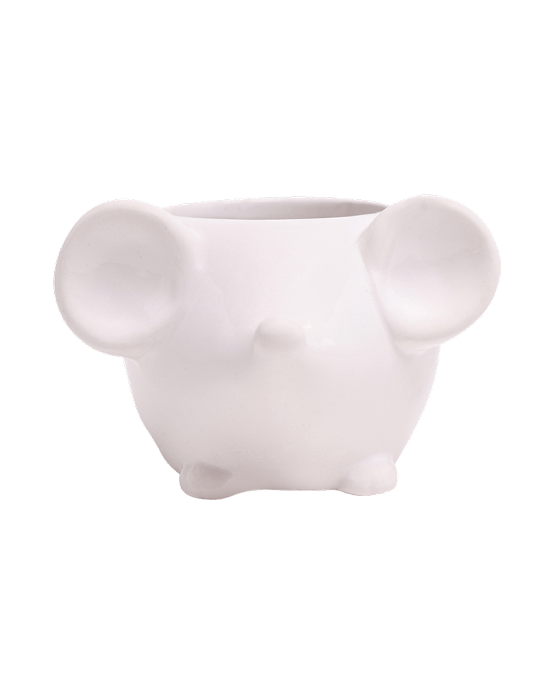 Mouse Ceramic Indoor Plant Pot For Succulents - Chive UK