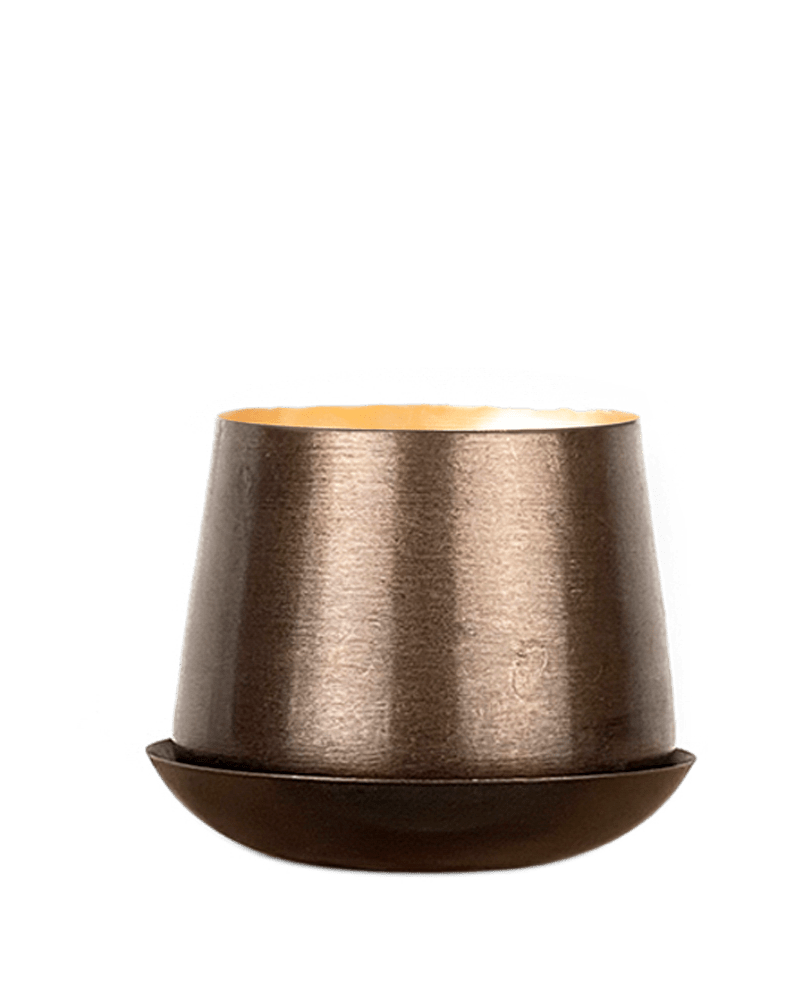 Joe Metal Pot With Drainage Hole - Chive UK