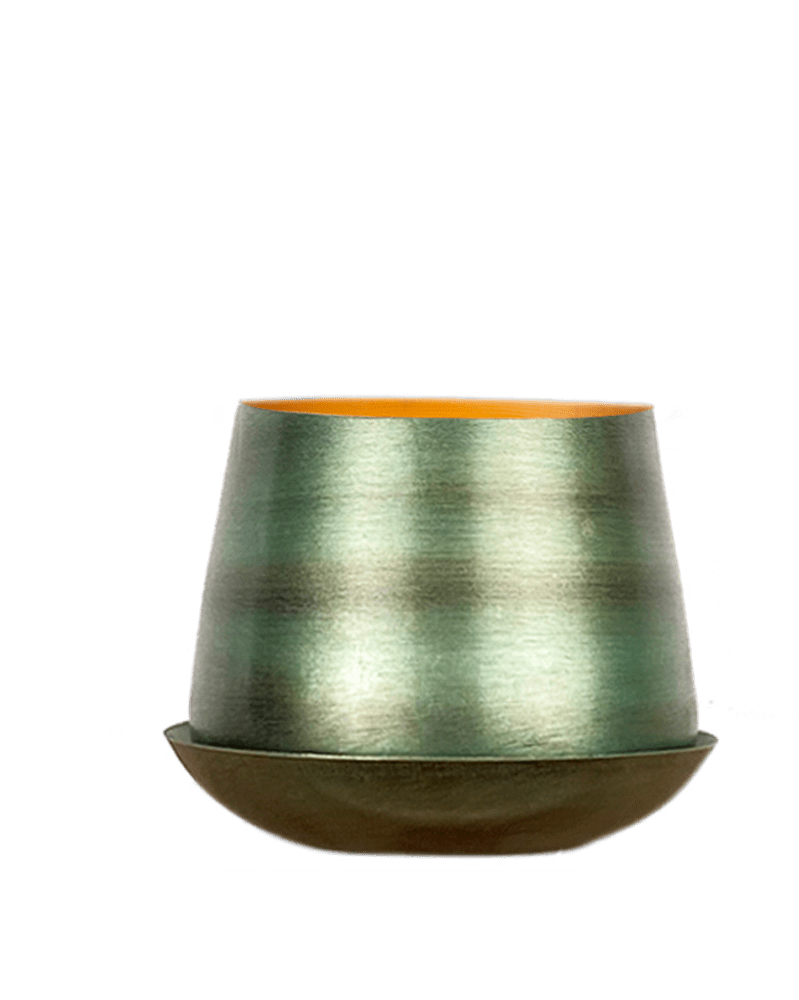 Joe Metal Pot With Drainage Hole - Chive UK