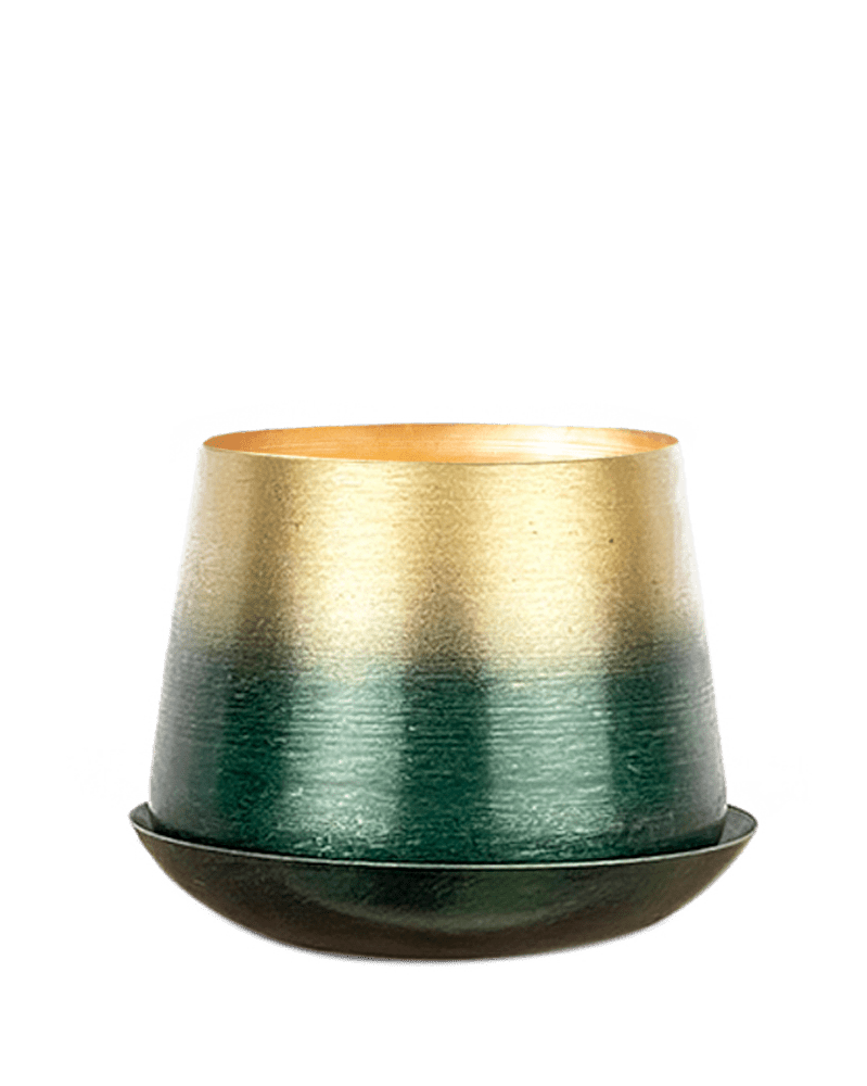 Joe Metal Pot With Drainage Hole - Chive UK