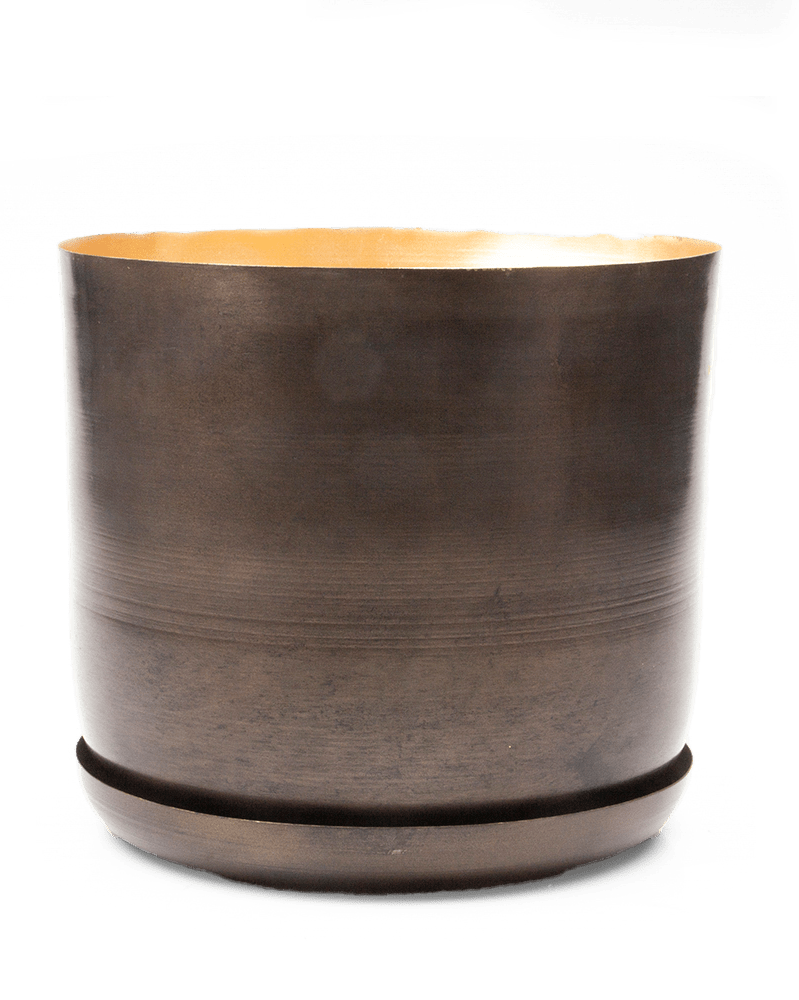 Joe Metal Pot With Drainage Hole - Chive UK