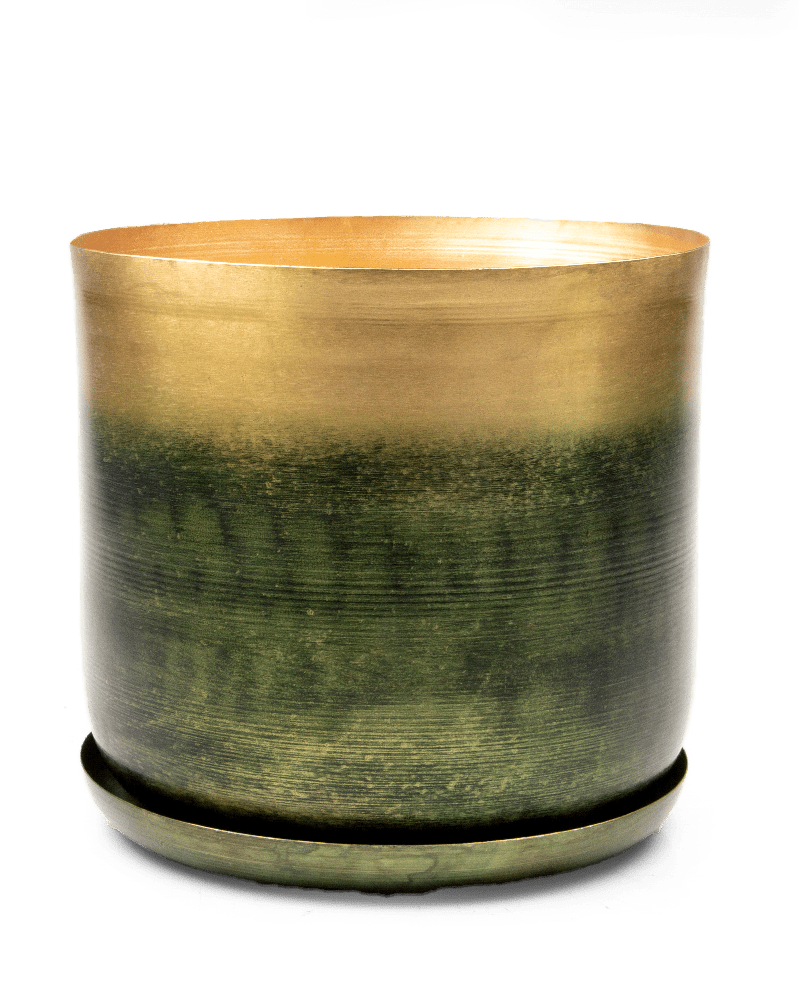 Joe Metal Pot With Drainage Hole - Chive UK