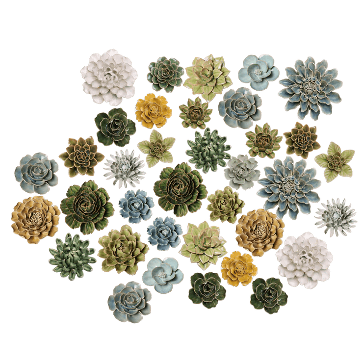 Ceramic Flower Curated Sets - Chive UK