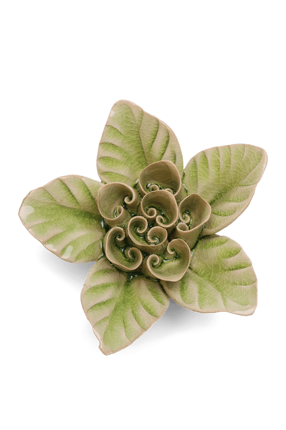 Peridot Green Maiden - Lotus - handmade by Chive Studio Toronto