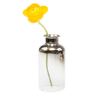 Aptar Glass Modern Flower Vase - Chive UK