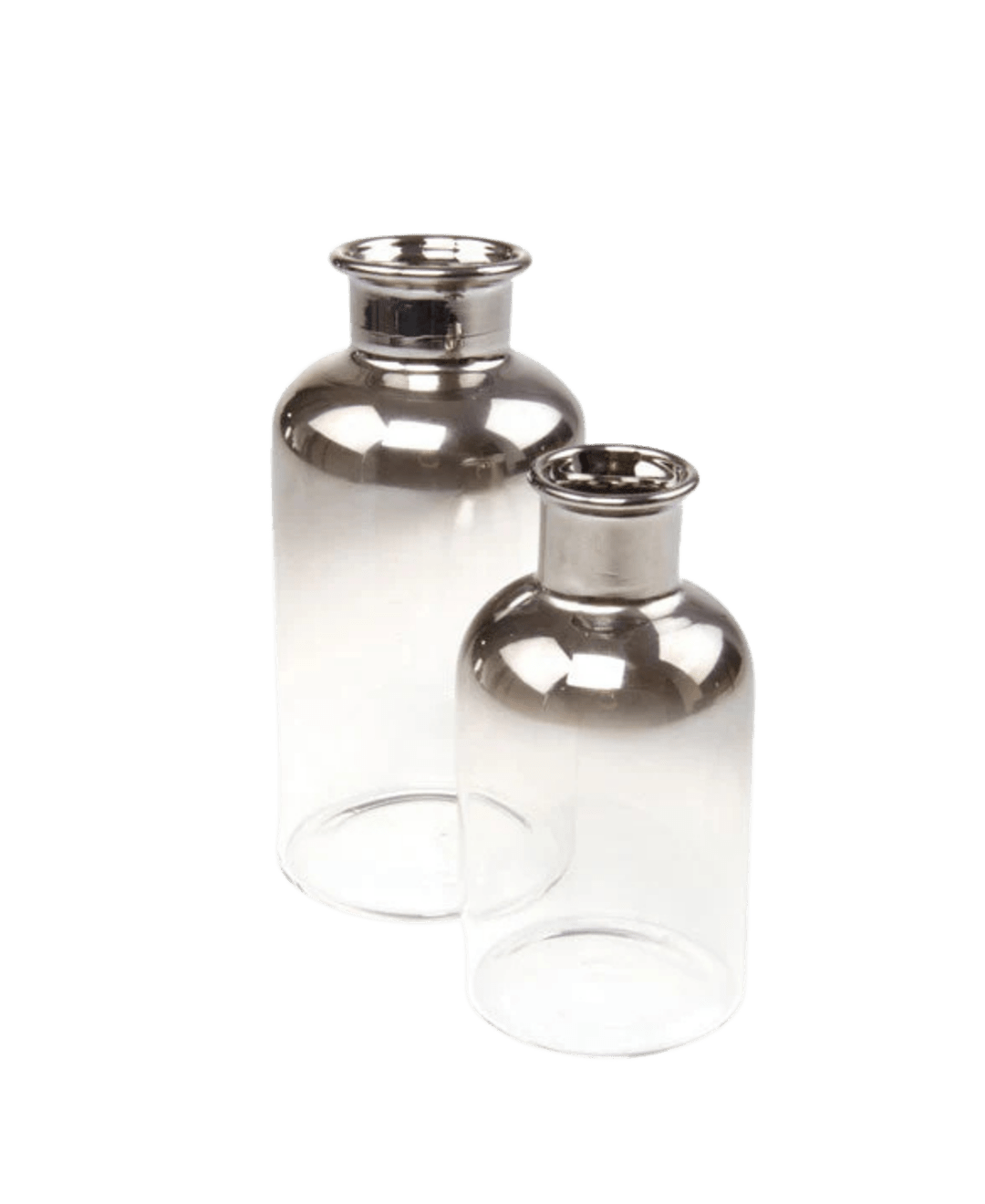 Aptar Glass Modern Flower Vase - Chive UK