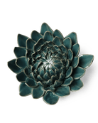 Ceramic Flower Dahlia Green 11 - Chive UK