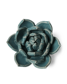 Ceramic Flower Succulent Teal 11 - Chive UK