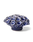 Ceramic Flower Medium Blue 12 - Chive UK