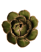 Ceramic Flower Peony Green 7 - Chive UK