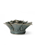 Ceramic Flower Rose Teal 9 - Chive UK