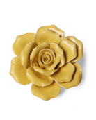 Ceramic Flower Rose Yellow 9 - Chive UK