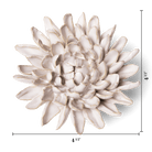Coastal Ceramic Flower Ivory Chrysanthemum - Chive UK