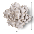 Coastal Ceramic Flower Ivory Sea Lettuce Medium - Chive UK