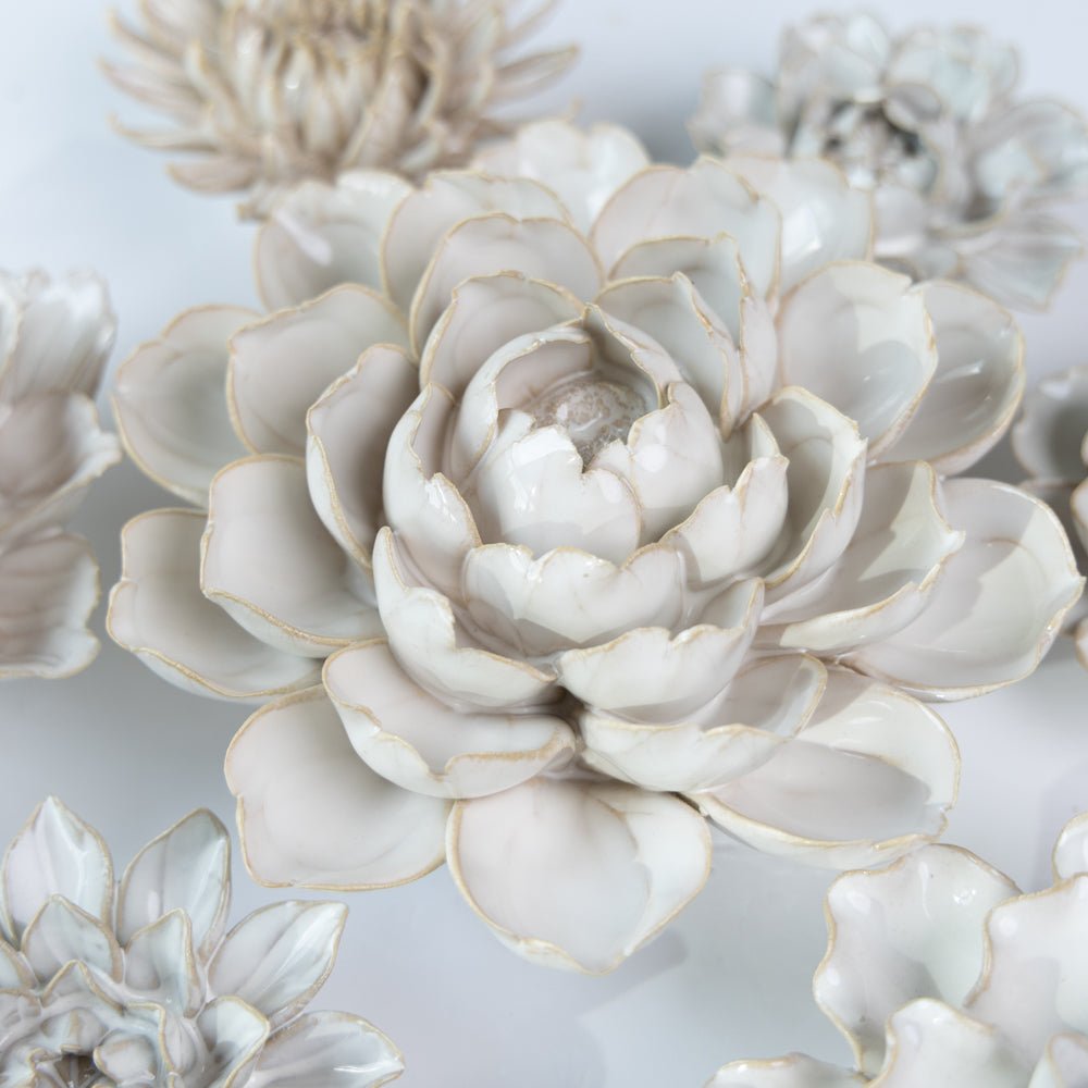Ceramic Flower Coastal Curated Collection #1 - Chive UK