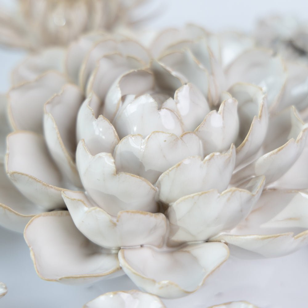 Ceramic Flower Coastal Curated Collection #1 - Chive UK