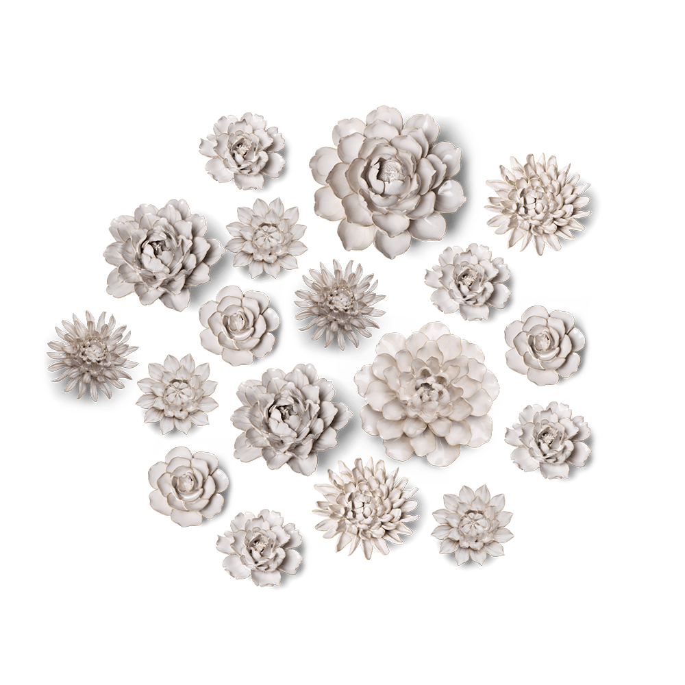 Ceramic Flower Coastal Curated Collection #3 - Chive UK