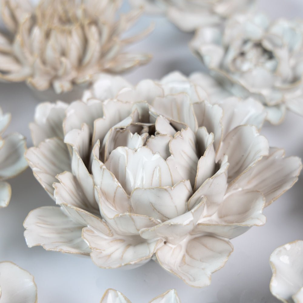 Ceramic Flower Coastal Curated Collection #3 - Chive UK