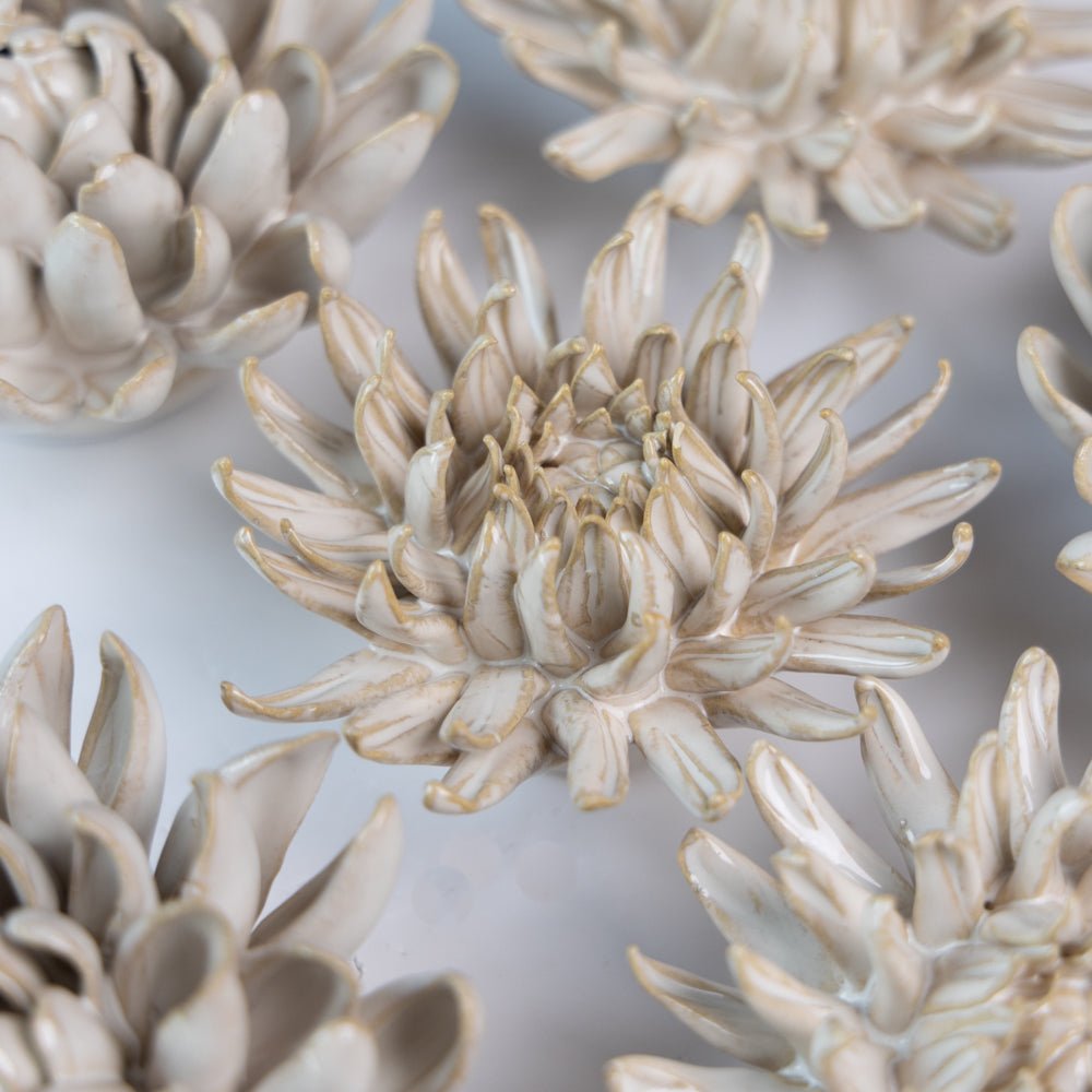 Ceramic Flower Coastal Curated Collection #5 - Chive UK