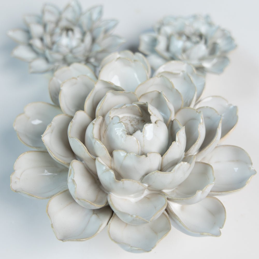 Ceramic Flower Coastal Curated Collection #6 - Chive UK