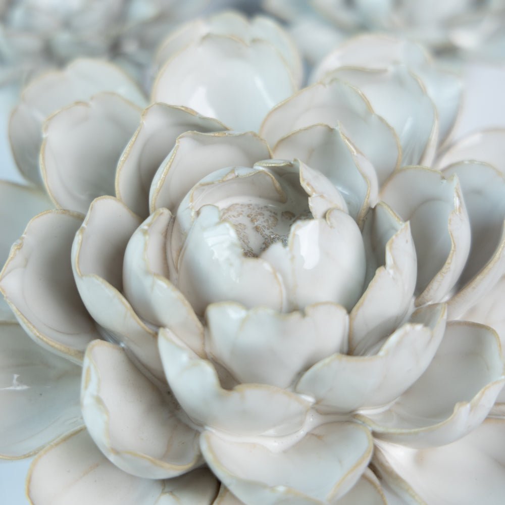 Ceramic Flower Coastal Curated Collection #6 - Chive UK
