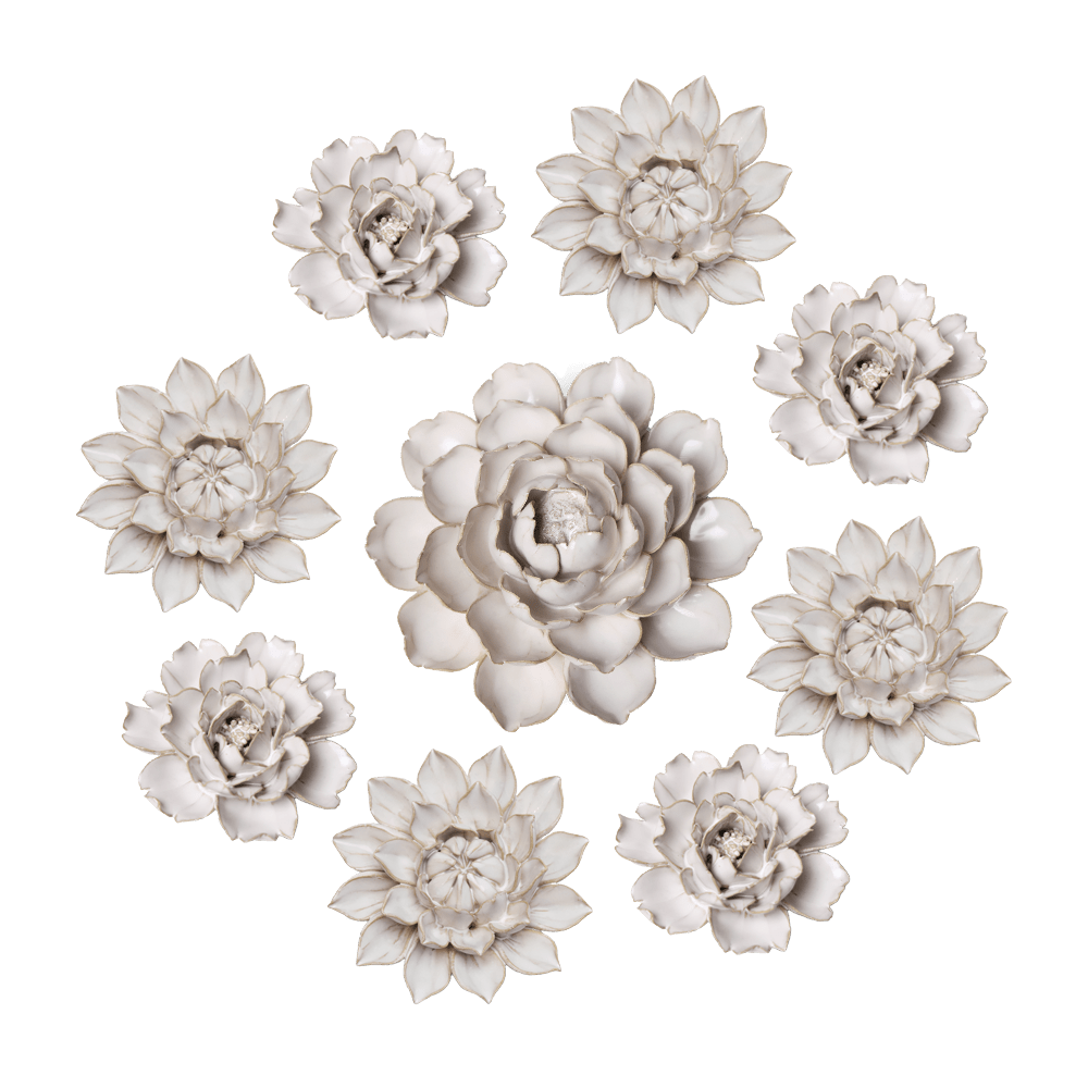 Ceramic Flower Coastal Curated Collection #7 - Chive UK