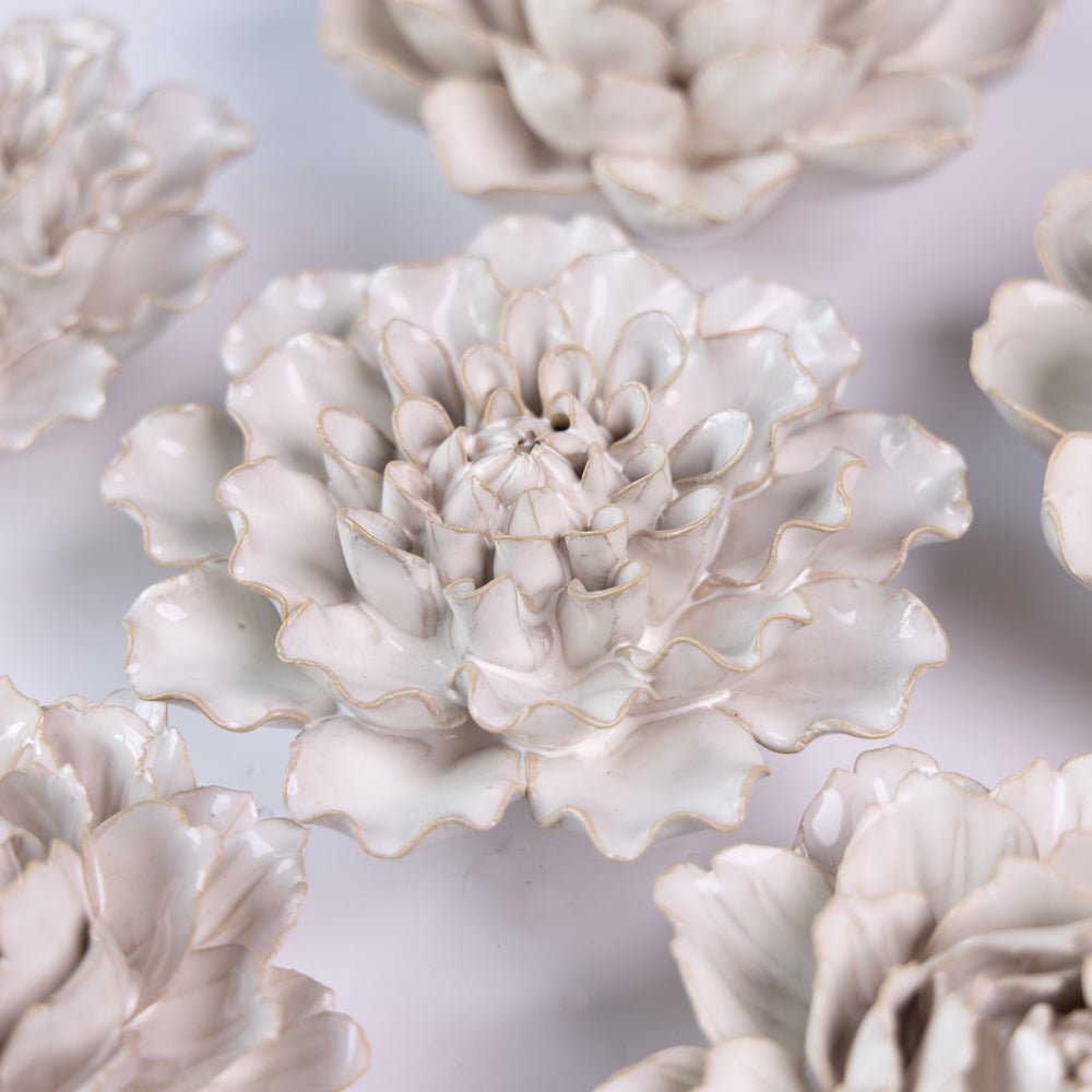 Ceramic Flower Coastal Curated Collection #8 - Chive UK