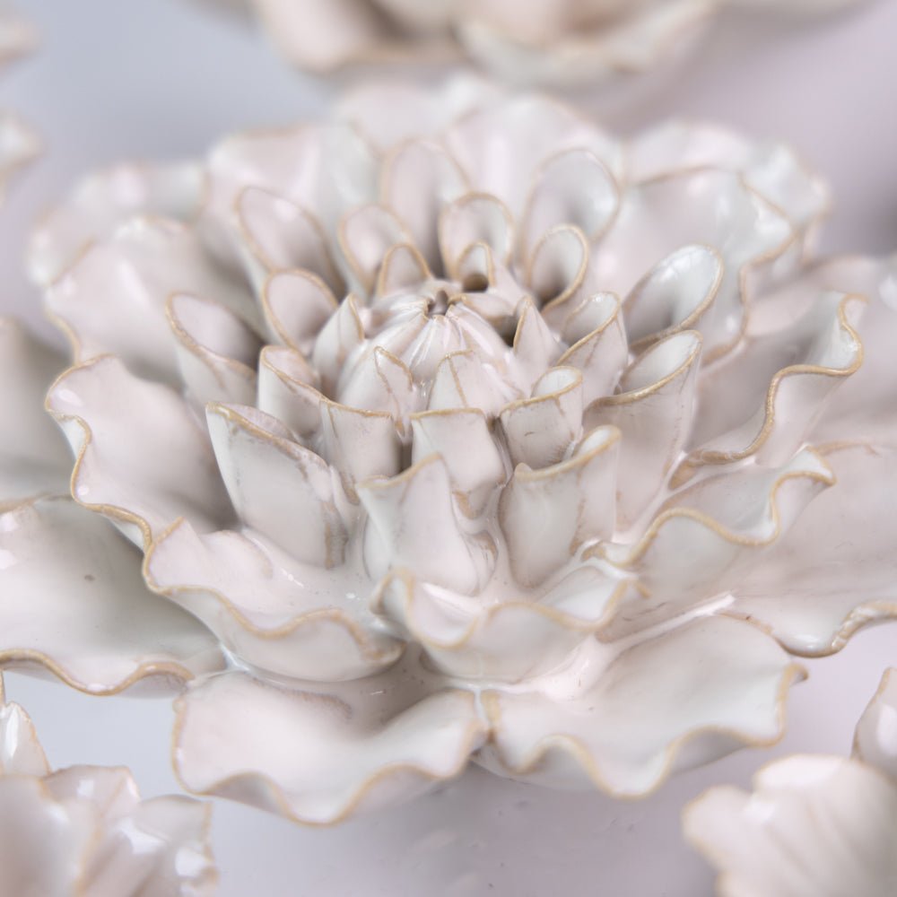 Ceramic Flower Coastal Curated Collection #8 - Chive UK