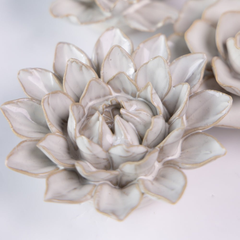 Ceramic Flower Coastal Curated Collection #9 - Chive UK