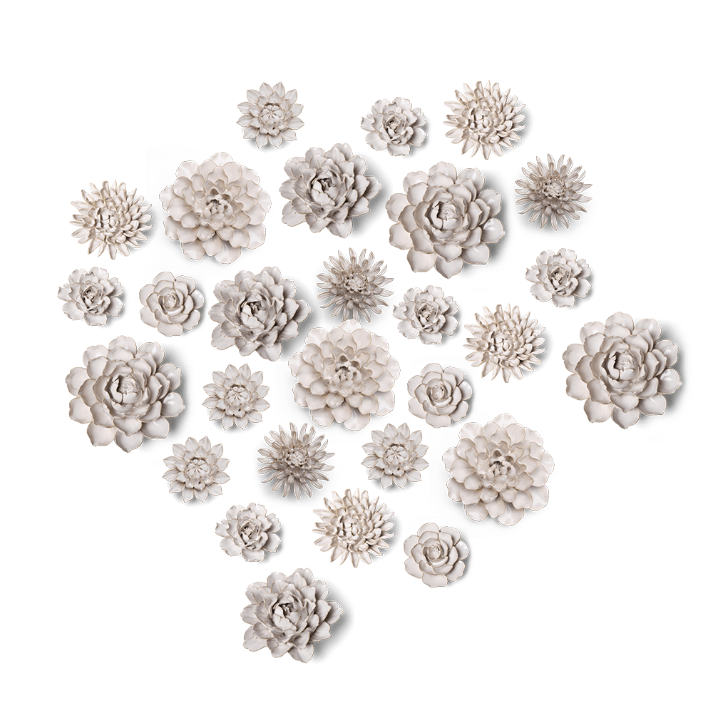 Ceramic Flower Coastal Curated Collection #10 - Chive UK