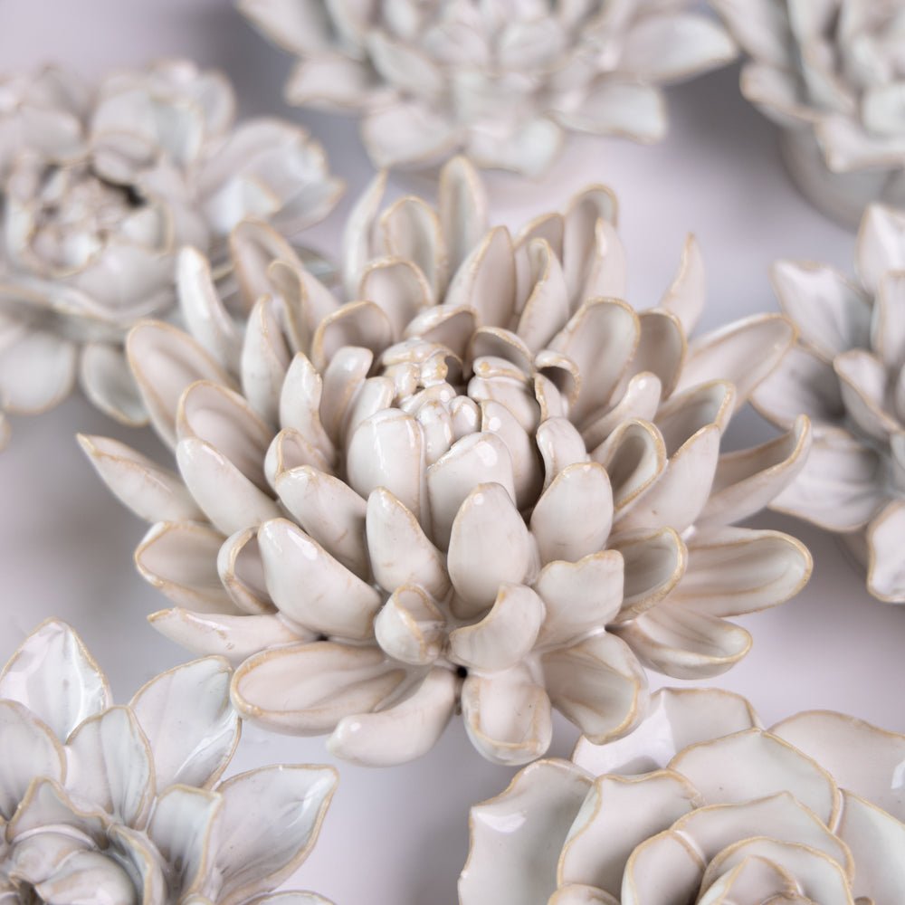 Ceramic Flower Coastal Curated Collection #10 - Chive UK