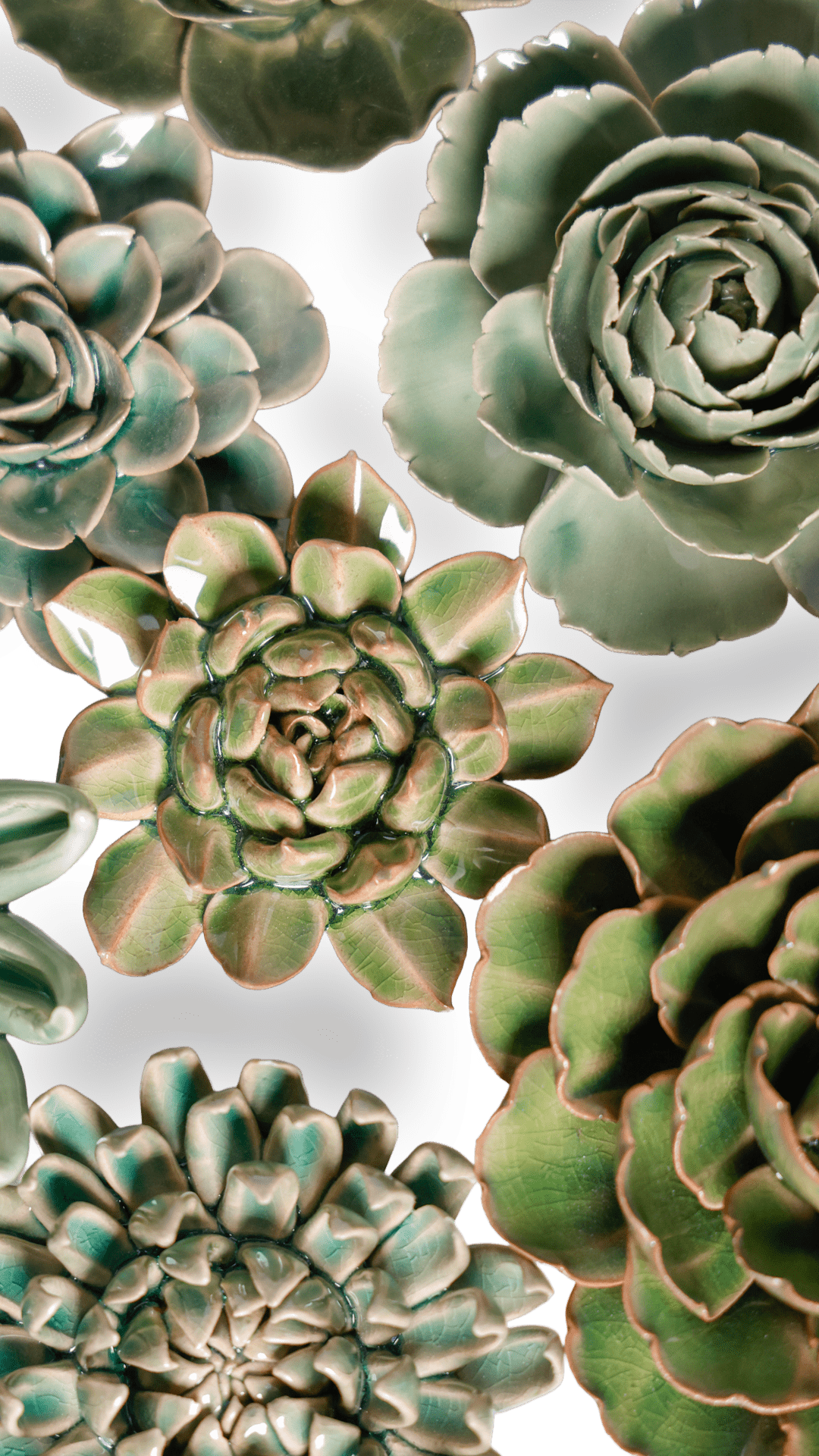 Leeds - Ceramic Flower Curated Set - Chive UK