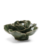 English Garden Ceramic Flower Green Ranunculus - Chive UK